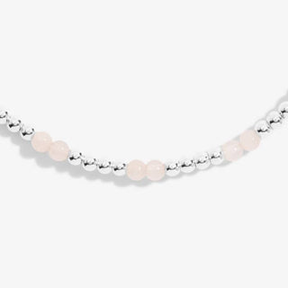 A Little Rose Quartz Anklet