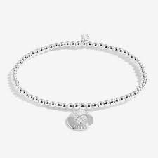 A Little "Just for You Sister" Silver Bracelet