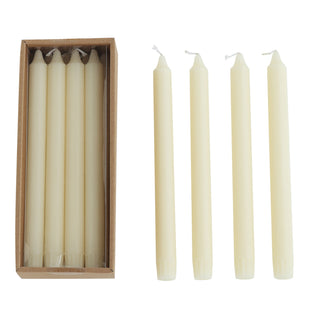 Unscented 10" Taper Candle, Single