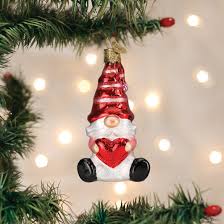 24234 Valentine Gnome Ornament - OWC