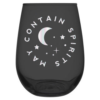 Stemless Glass- Contain Spirits