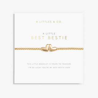 A Little "Best Bestie" Gold Bracelet