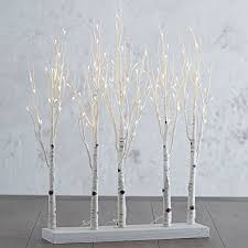 Birch Lighted Grove 30"