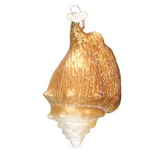 12178 Golden Seashell Orn