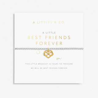 A Little 'Best Friend Forever' Bracelet - Silver/Gold