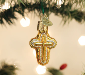87750 Mini Cross Ornament - OWC
