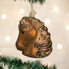 12656 Horse Head-Brown Orn