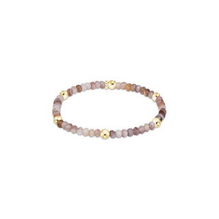 Presence Gemstone 4mm Bracelet - Botswana Agate