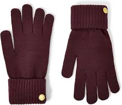 Plum Knitted Gloves