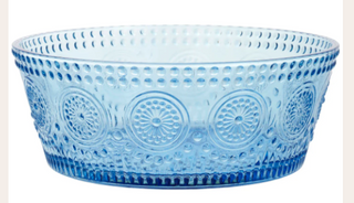 Sky Blue Codi Glass Bowl Lg