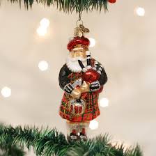 40139 Highland Santa Ornament - OWC