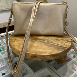 Riley - Light Gold Crossbody