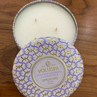 Mountain Lavender & Chamomile 3W Tin Candle