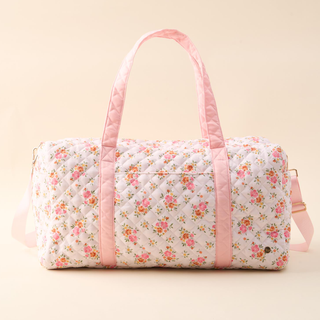 On the Go Quilted Weekender Bag - Endless Daydream Cream