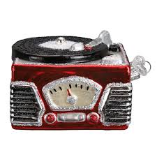 38043 Record Player Orn