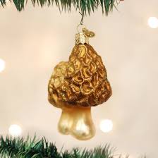 28111 Morel Mushrooms Orn.
