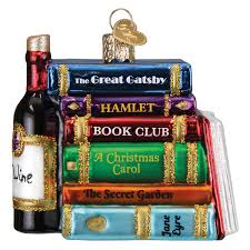 32653 Book Club Ornament - OWC