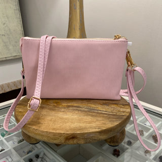Riley Pleated - Baby Pink Crossbody