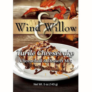 Turtle Cheesecake Cheeseball and Dessert Mix