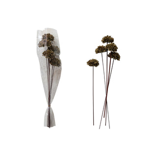 23.5" Dried Natural Sesame Flower Bunch