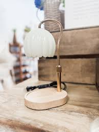Candle Warmer Lamp Milk Glass