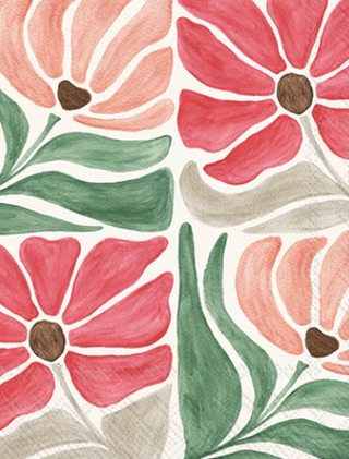 Modern Petals Pattern Lunch Napkin