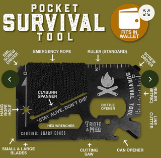 Survival Tool - 15-in-1 Multi-tool