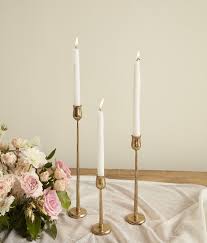 Auric Candlestick 2.5" x 11.5" Brass