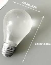 Glow in the Dark Light Bulb Squishy