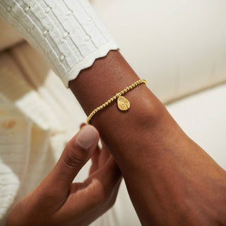 A Little Birth Flower "September" - Gold Tone Bracelet