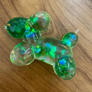 Balloon Dog Squishy - Green