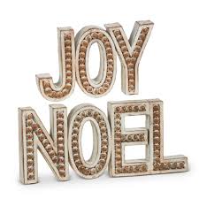 4311339 Joy and Noel beaded word art