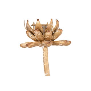 Metal Flower Taper Holder- Large