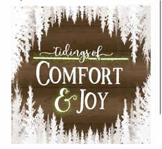 Comfort and Joy Cocktail Napkin