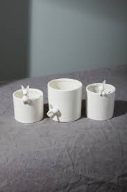 Peeking Bunny Pot - Lg. 4.5"