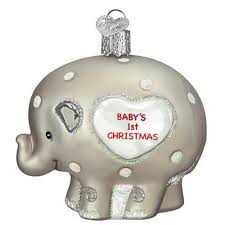 12699 Baby's 1st Christmas Elephant Ornament