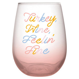 Stemless Glass Turkey Wine Fine