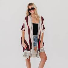In the City of Paradise Kimono Cream
