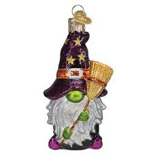 26096 Witch Gnome Ornament - OWC