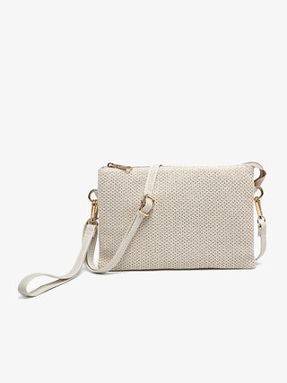 M2056STWV-OW Izzy Straw Woven Crossbody - Off White