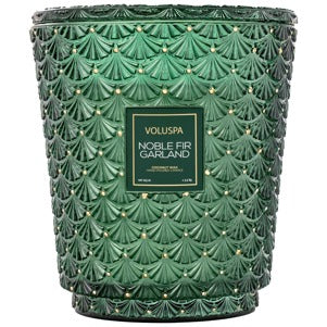 Noble Fir Garland 5 Wick Hearth