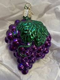 28004 Purple Grapes Orn