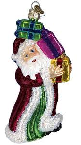 40226 Boxes Of Joy Santa Orn