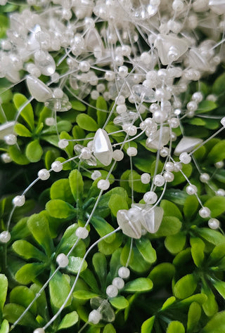 White Beaded