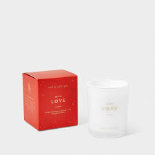 Sentiment Candle - With Love - Red