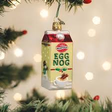 32697 Eggnog Carton Ornament
