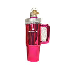 32675 Pink Kringle Cup Ornament - OWC