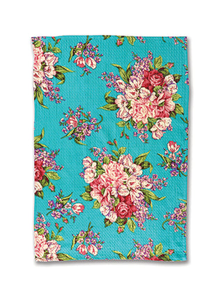 Blanche Turquoise Tea Towel