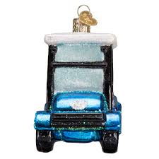 40287 Golf Cart Santa Orn