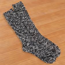 73927 OS Smokey Grey Metro Crew Socks
